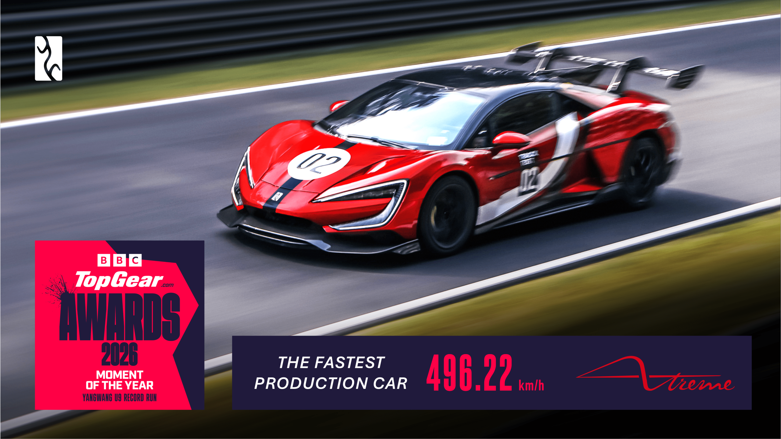 تكنولوجيا BYD تتفوّق عالميًا: YANGWANG U9 Xtreme تسجّل رقما قياسيا وتفوز بلقب “لحظة العام” من TopGear.com